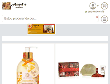 Tablet Screenshot of angelsperfumes.com.br